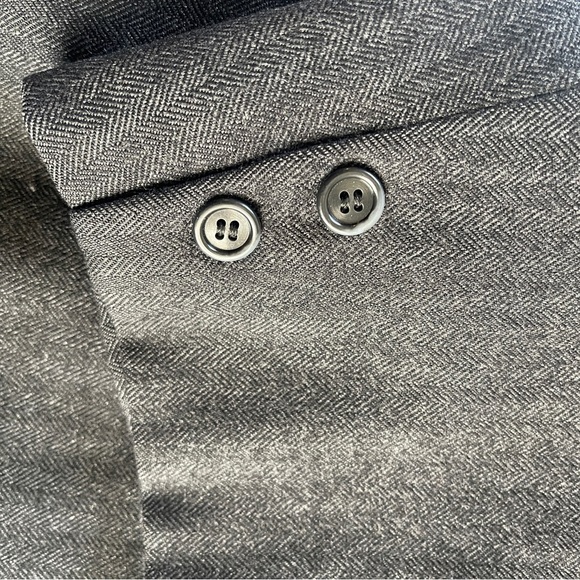 Fashion Park Hand Tailored Luxury Black Overcoat size L - Picture 7 of 11